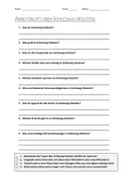 Vorschau - Arbeitsblätter - AB mit Fragen zum Thema "Schleswig-Holstein" + Lösungsblatt + Infografik - Deckblatt