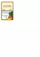 Vorschau - Unterrichtsreihen - OBST & GEMÜSE - Lesespiel Anlaute "Früchte" - Seite 3