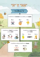 Vista previa - Hojas de trabajo - 📝 Ortografía primaria: la "r" y la "rr" - Portada
