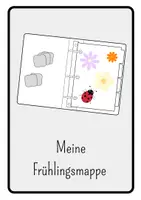 Vorschau - Fördermaterial/Inklusion - Frühling Klettmappe Teacch Arbeitsmappe - Seite 3