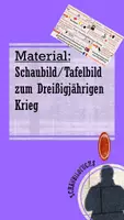 Vorschau - Präsentationen/Tafelbilder - Dreißigjähriger Krieg im Schaubild (2 Schaubilder) - Deckblatt