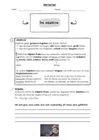 Vorschau - Arbeitsblätter - Merkblatt Adjektive steigern/Vergleichsformen - Deckblatt