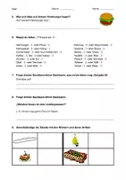 Vorschau - Arbeitsblätter - DaZ: Lebensmittel / Essen - Rätsel Nr. 1 - Seite 1