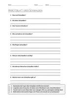Vorschau - Arbeitsblätter - AB mit Fragen zum Thema "Schwalben" + Lösungsblatt + Infografik - Deckblatt