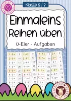 Vorschau - Arbeitsblätter - EINMALEINS - Reihen üben (Überraschungseier) - Deckblatt