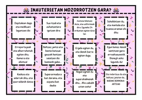Vista previa - Unidades / Secuencias / Situaciones de Aprendizaje - INAUTERIETAN MOZORROTZEN GARA!!!! - Portada