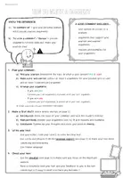 Vorschau - Arbeitsblätter - Materialpaket - How to write a comment - Seite 1