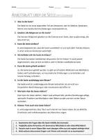 Vorschau - Arbeitsblätter - AB mit Fragen zum Thema "Seele" + Lösungsblatt + Infografik - Seite 2