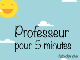 Vorschau - Spiele - Professeur Pour 5 Minutes - für den Französischunterricht - Seite 1