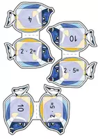 Vorschau - Mal- und Bastelvorlagen - Einmaleins Rechenfische - Freie Lernzeit Division und Multiplikation - Seite 3