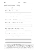Vorschau - Arbeitsblätter - AB mit Fragen zum Thema "Serbien" + Lösungsblatt - Deckblatt