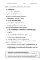 Vorschau - Arbeitsblätter - AB mit Fragen zum Thema "Serbien" + Lösungsblatt - Seite 1