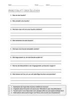 Vorschau - Arbeitsblätter - AB mit Fragen zum Thema "Seuchen" + Lösungsblatt - Deckblatt