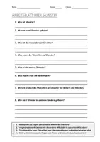 Vorschau - Arbeitsblätter - AB mit Fragen zum Thema "Silvester" + Lösungsblatt + Infografik - Deckblatt