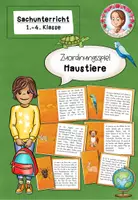 Vorschau - Stationenlernen - Haustiere Zuordnungsspiel | Sachunterricht Klasse 1-4 - Deckblatt
