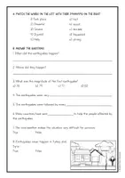 Vista previa - Hojas de trabajo - Turkey-Syria Earthquakes: Reading Comprehension (Inglés) - página 3