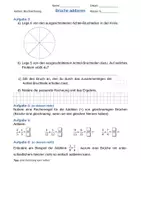 Vorschau - Arbeitsblätter - Addition von Brüchen Einstieg - Seite 2