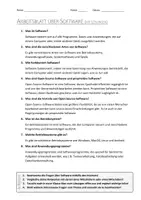 Vorschau - Arbeitsblätter - AB mit Fragen zum Thema "Software" + Lösungsblatt + Infografik - Seite 2