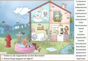Vorschau - Arbeitsblätter - Wasser | Wimmelbild | differenziert - Seite 3