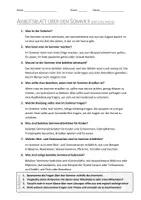 Vorschau - Arbeitsblätter - Lernposter + AB mit Fragen zum Thema "Sommer" + Lösungsblatt + Infografik - Seite 3