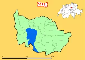 Vorschau - Poster - Materialpaket Karte Administrative Gliederung Schweiz - Seite 1