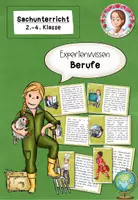 Vorschau - Stationenlernen - Berufe Zuordnungsspiel | Sachunterricht Klasse 2-4 - Deckblatt