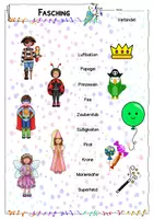 Vorschau - Arbeitsblätter - Fasching - Deutschmaterial in BUNT für Klassen 1-2 - Seite 3