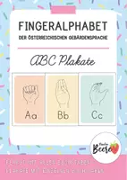 Vorschau - Poster - Österreichische Gebärdensprache - Finger ABC / Alphabet / Plakate - Deckblatt