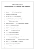 Vorschau - Arbeitsblätter - Perfekt mit "haben" oder "sein" B2/ C1 (mit Lösung) - Deckblatt