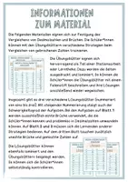 Vorschau - Arbeitsblätter - Brüche und Dezimalzahlen Vergleichen - ÜBUNGSBLÄTTER - Seite 1