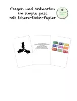 Vorschau - Spiele - Simple past - Fragen und Antworten mit rock-paper-scissors - Deckblatt