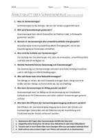 Vorschau - Arbeitsblätter - AB mit Fragen zum Thema "Sonnenenergie" + Lösungsblatt + Mindmap + Infografik - Seite 3