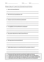 Vorschau - Arbeitsblätter - AB mit Fragen zum Thema "Sonnenfinsternis" + Lösungsblatt + Infografiken - Deckblatt
