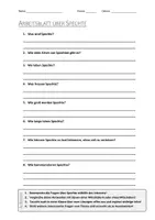 Vorschau - Arbeitsblätter - AB mit Fragen zum Thema "Spechte" + Lösungsblatt + Mindmap + Infografik - Deckblatt