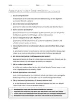 Vorschau - Arbeitsblätter - AB mit Fragen zum Thema "Sprichwörter" + Lösungsblatt + Infografik - Seite 2