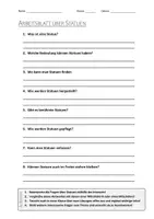 Vorschau - Arbeitsblätter - AB mit Fragen zum Thema "Statuen" + Lösungsblatt + Infografik - Deckblatt