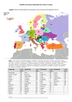 Vorschau - Bildkarten - Arbeitsblatt: Hauptstädte in Europa (mit Lösung) - Seite 1