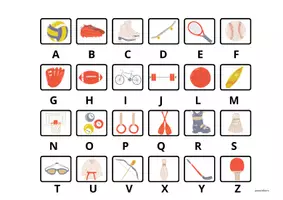 Vista previa - Juegos / Gamificación - Cartas código secreto deporte - página 1