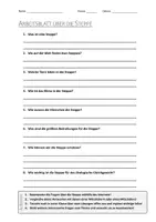 Vorschau - Arbeitsblätter - AB mit Fragen zum Thema "Steppe" + Lösungsblatt + Infografik - Deckblatt