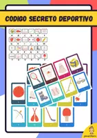 Vista previa - Juegos / Gamificación - Cartas código secreto deporte - Portada