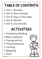 Vista previa - Hojas de trabajo - Bundle TEFL Vocabulary Workbook | Paquete de material Libro de Inglés Vocabulario - página 2