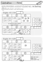 Vorschau - Unterrichtsreihen - Komplettpaket - Schriftliche Addition & Subtraktion - Zahlenraum 1000 - 3. Klasse mit Spielen & Rechenspuren - Seite 3