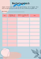 Vorschau - Arbeitsblätter - Werbetagebuch - Seite 1