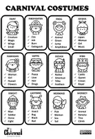 Vista previa - Juegos / Gamificación - CARNIVAL COSTUMES - 36words - B&W Taboo - página 2