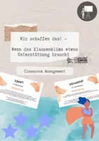Vorschau - Poster - Wir schaffen das! - Klassenklima stärken mit Belohnung und Konsequenz - Deckblatt
