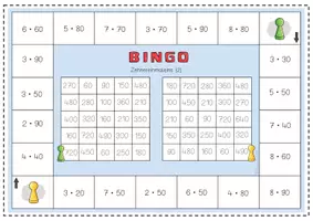 Vorschau - Spiele - Materialpaket: Bingo Brettspiele für Mathe 3. Klasse - Seite 3