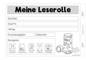 Vorschau - Unterrichtsreihen - Buchpräsentation mal anders - Leserolle - Seite 3