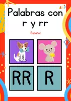 Vista previa - Refuerzo / NEE / Materiales de apoyo - Palabras con r y rr - Portada