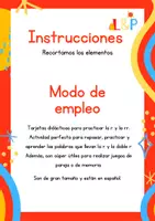 Vista previa - Refuerzo / NEE / Materiales de apoyo - Palabras con r y rr - página 1