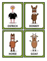 Vista previa - Tarjetas / Manipulativos - FLASH CARDS THE FARM ANIMALS CUT COLOR - página 3